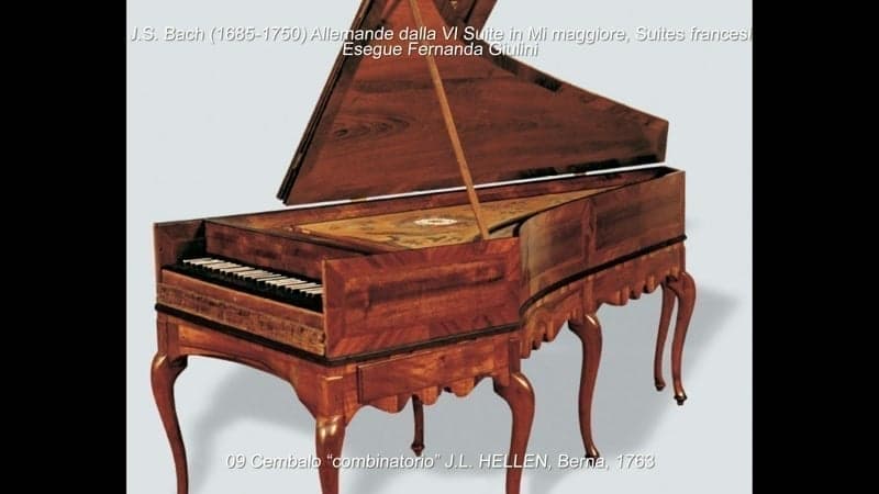 Cembalo e fortepiano "combinatorio" Johann Ludwig Hellen (Hehlen), Berna, 1763