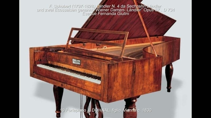 Fortepiano a coda Joseph Dohnal figlio, Vienna, ca. 1830