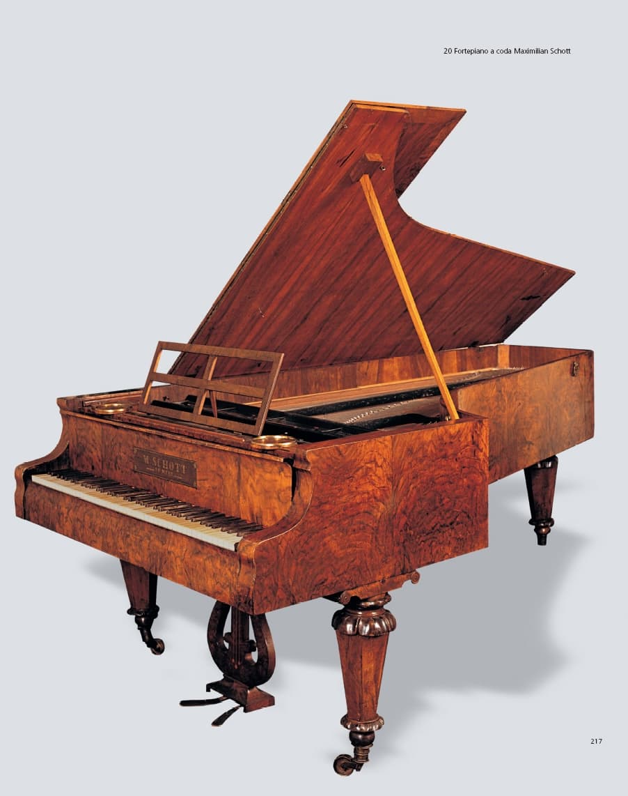 Fortepiano a coda Maximilian Schott, Vienna, ca. 1840