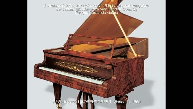 Fortepiano a coda Ignaz Bösendorfer, Vienna, ca. 1850
