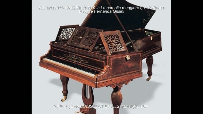Fortepiano a coda Boisselot et Fils, Marsiglia, dopo 1844
