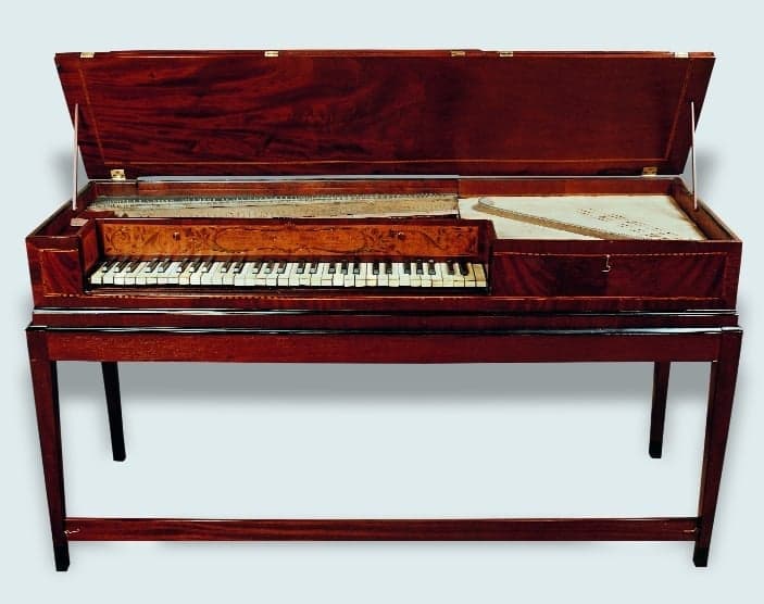 Fortepiano a tavolo Johann Christoph Zumpe, Londra, 1780