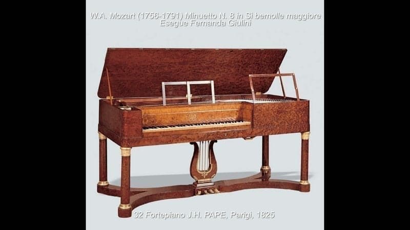 Fortepiano a tavolo Jean-Henri Pape, Parigi, 1825