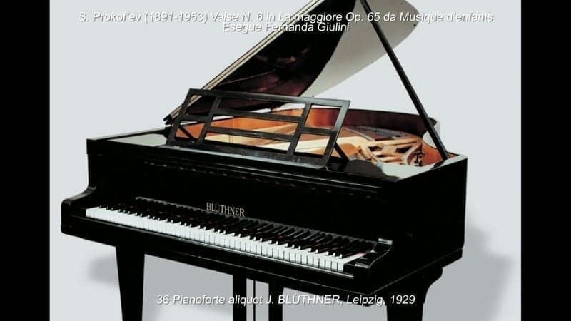 Pianoforte mezza-coda aliquot Julius Blüthner, Leipzig, 1929