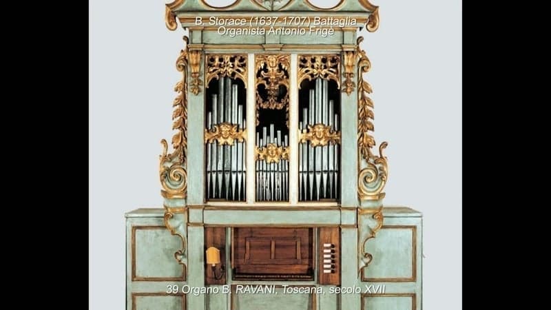 Organo Bartolomeo Ravani, Lucca, seconda metà del secolo XVII