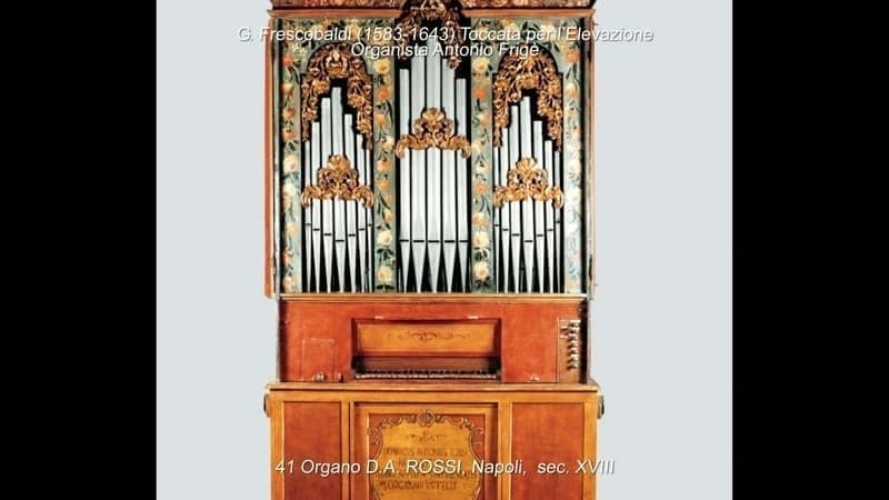 Organo Dominicus Antonius Rossi (attribuito), Napoli, secolo XVIII