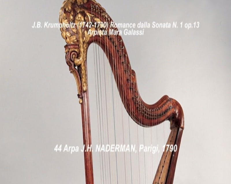 Arpa a pedali a movimento semplice Jean-
