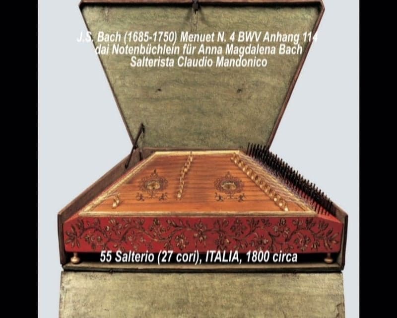 Salterio (27 cori) Italia, ca. 1800